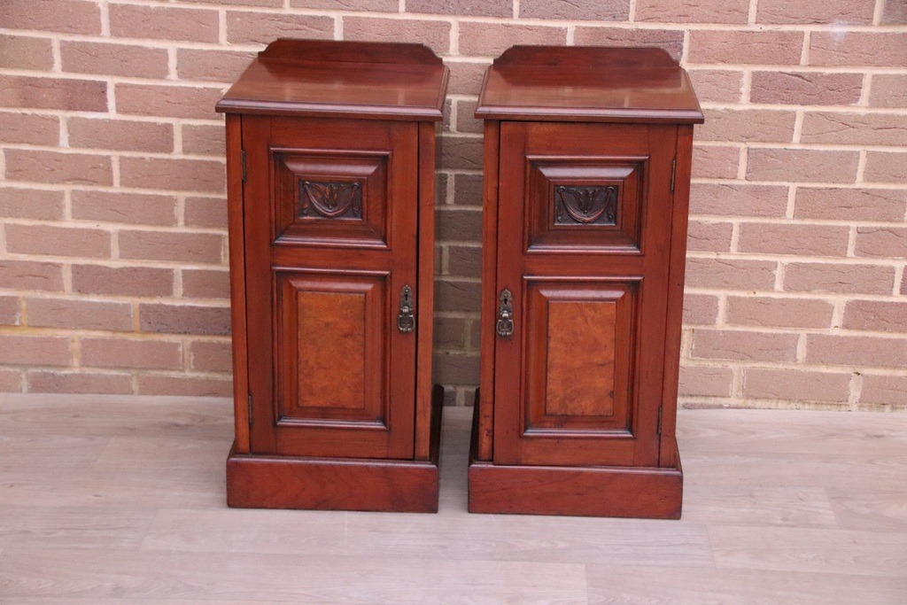 Pair of Antique Mahogany Pot Cupboards - Image 3