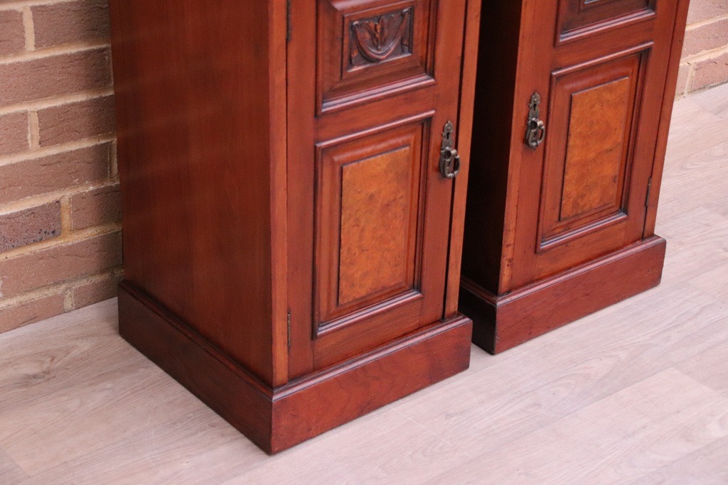 Pair of Antique Mahogany Pot Cupboards - Image 6