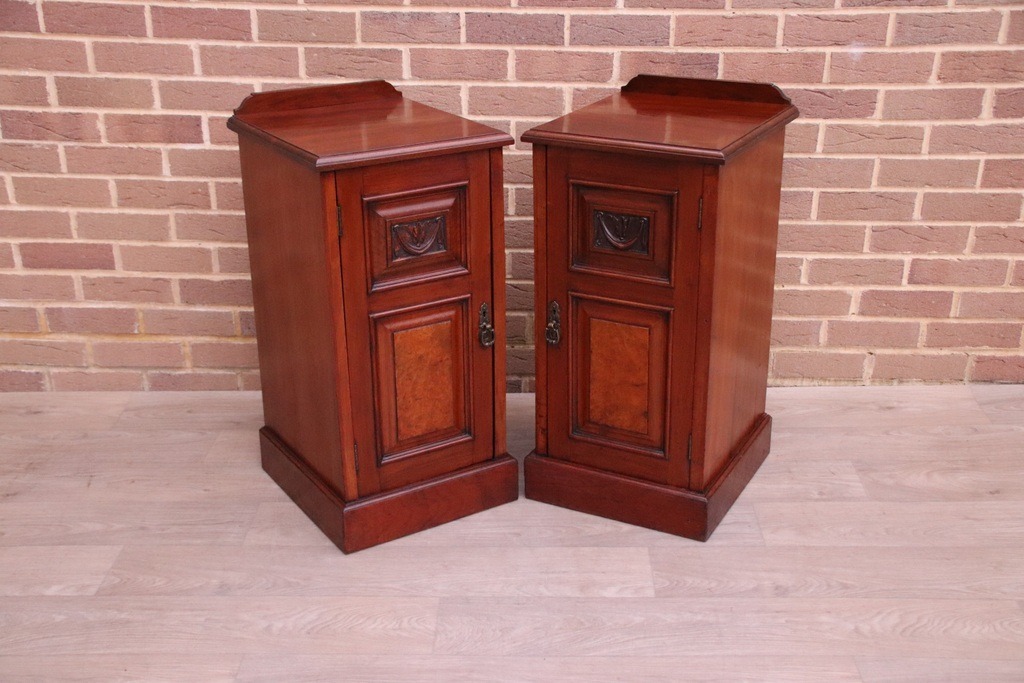Pair of Antique Mahogany Pot Cupboards - Image 10