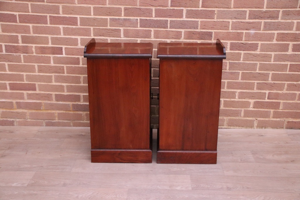 Pair of Antique Mahogany Pot Cupboards - Image 11