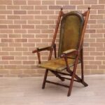 Campaign Antique Folding Deck Chair