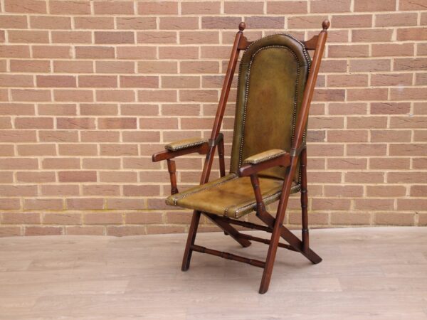 Campaign Antique Folding Deck Chair