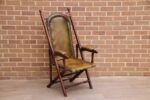 Campaign Antique Folding Deck Chair - Image 9