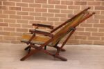 Campaign Antique Folding Deck Chair - Image 11