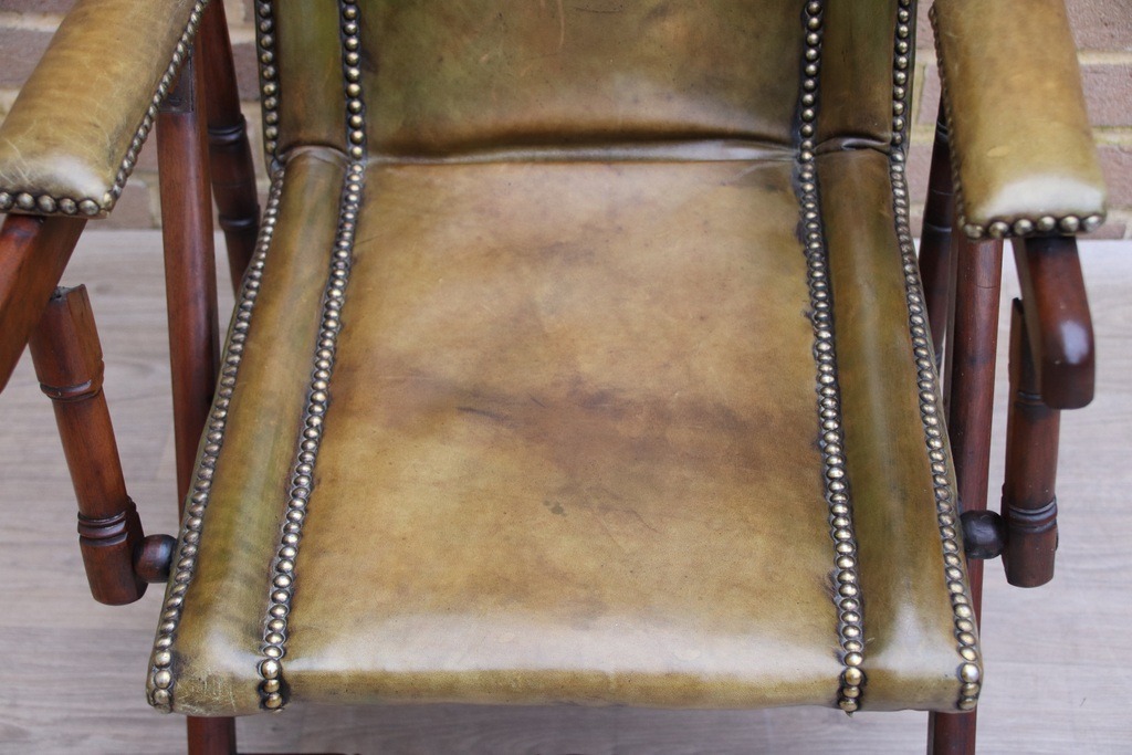 Campaign Antique Folding Deck Chair - Image 17