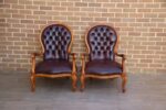Chesterfield Parlour Armchairs - Image 2
