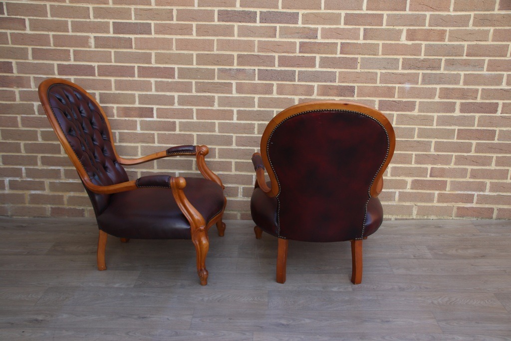Chesterfield Parlour Armchairs - Image 6