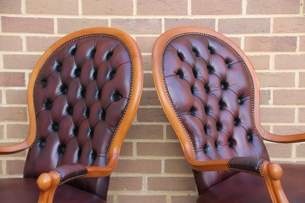 Chesterfield Parlour Armchairs - Image 10