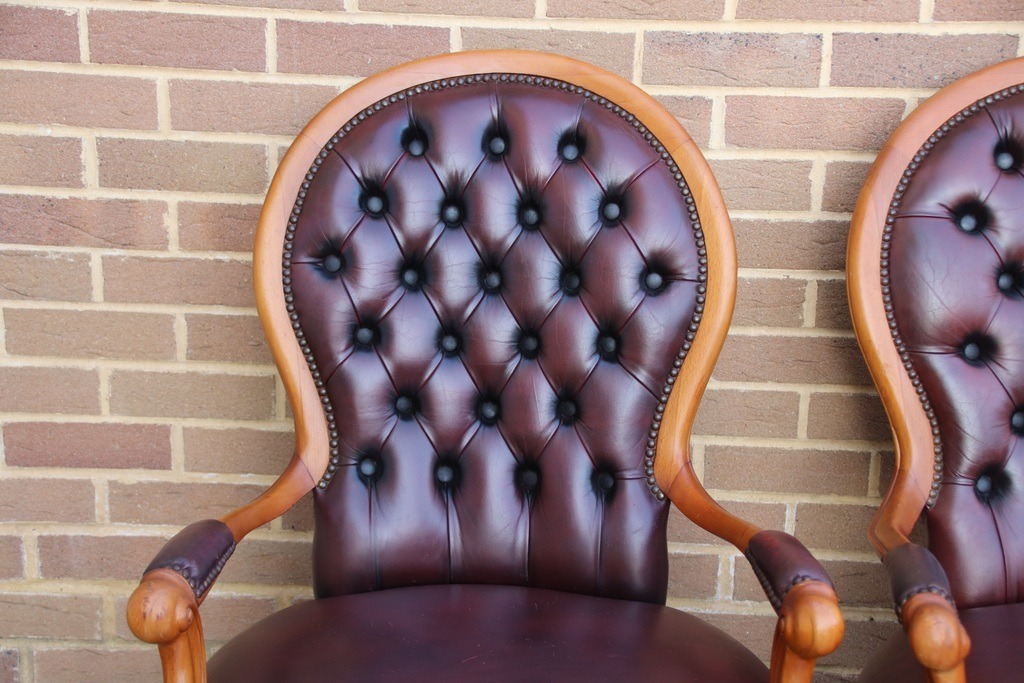 Chesterfield Parlour Armchairs - Image 14