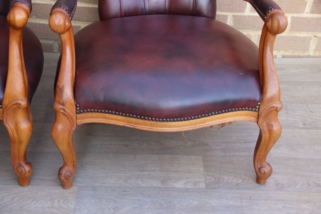 Chesterfield Parlour Armchairs - Image 17