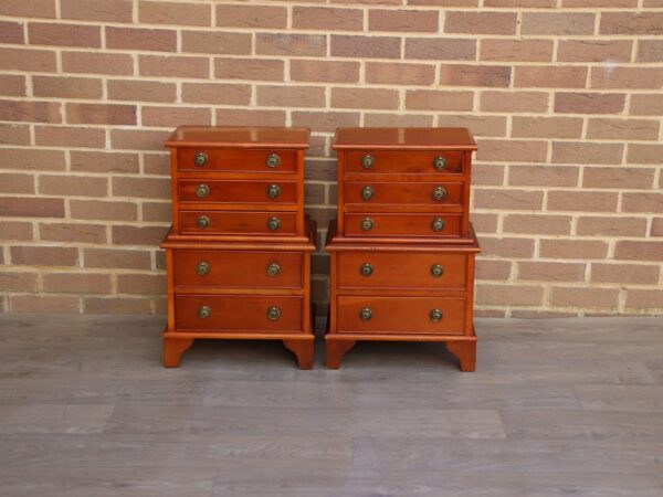 Yew Compact Bedside Chests