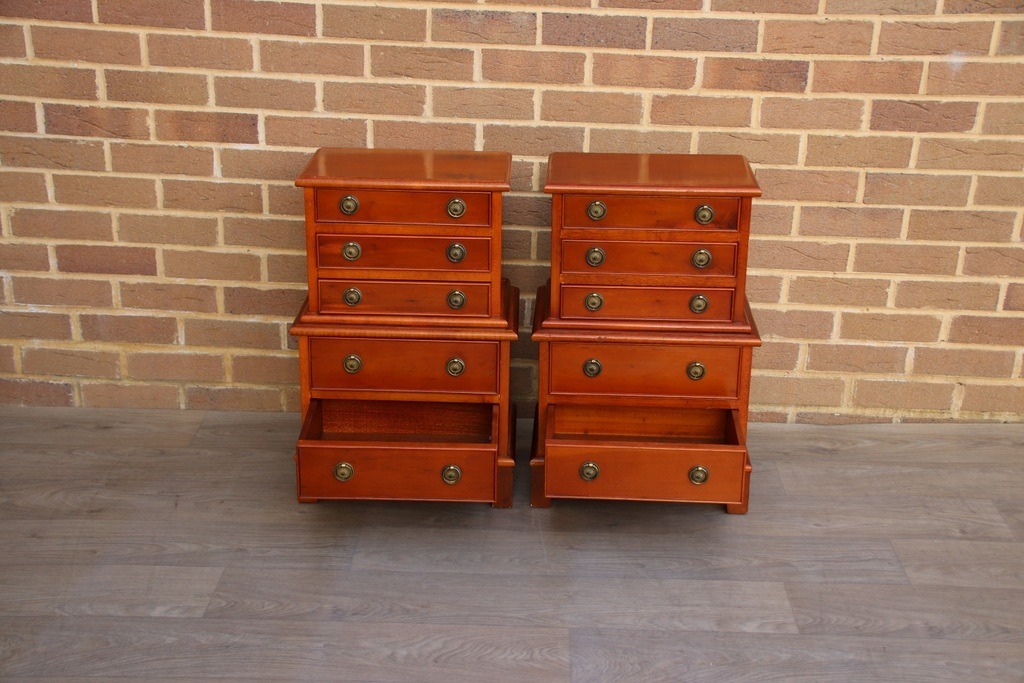 Yew Compact Bedside Chests - Image 3