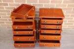 Yew Compact Bedside Chests - Image 12