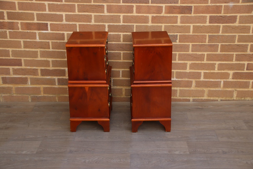Yew Compact Bedside Chests - Image 16