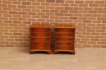 Pair of Oak Burr Bedside Chests - Image 2