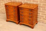 Pair of Oak Burr Bedside Chests - Image 4
