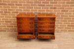 Pair of Oak Burr Bedside Chests - Image 5