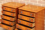 Pair of Oak Burr Bedside Chests - Image 10
