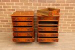 Pair of Oak Burr Bedside Chests - Image 12