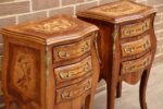 Pair of French Bombe Bedside Tables - Image 14