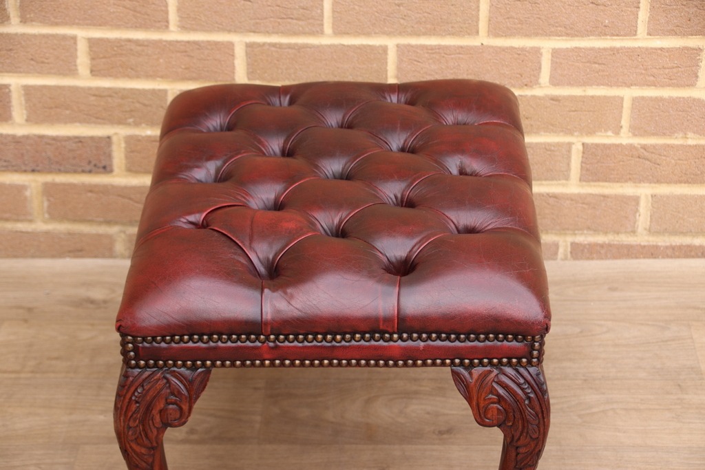 Chesterfield Antique Footstool - Image 6