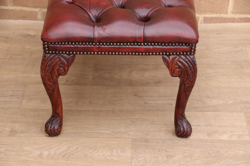 Chesterfield Antique Footstool - Image 7
