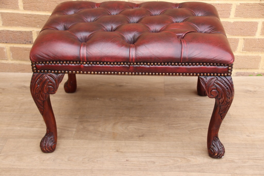 Chesterfield Antique Footstool - Image 10