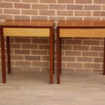 Pair of Retro Bedside / Lamp Tables