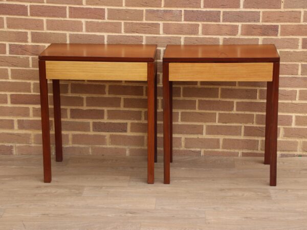 Pair of Retro Bedside / Lamp Tables