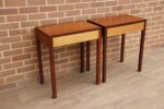 Pair of Retro Bedside / Lamp Tables - Image 2