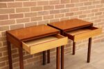 Pair of Retro Bedside / Lamp Tables - Image 5