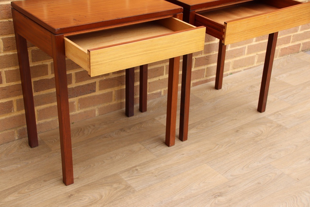 Pair of Retro Bedside / Lamp Tables - Image 6