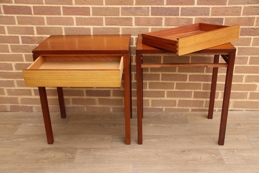 Pair of Retro Bedside / Lamp Tables - Image 10