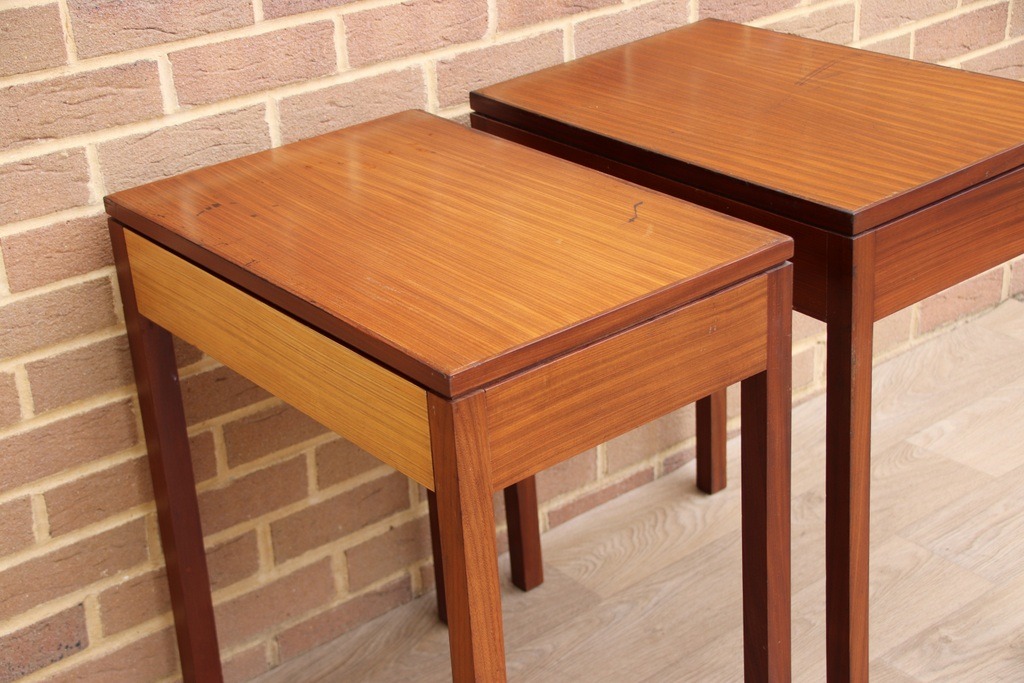 Pair of Retro Bedside / Lamp Tables - Image 16