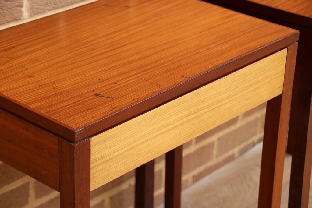 Pair of Retro Bedside / Lamp Tables - Image 17