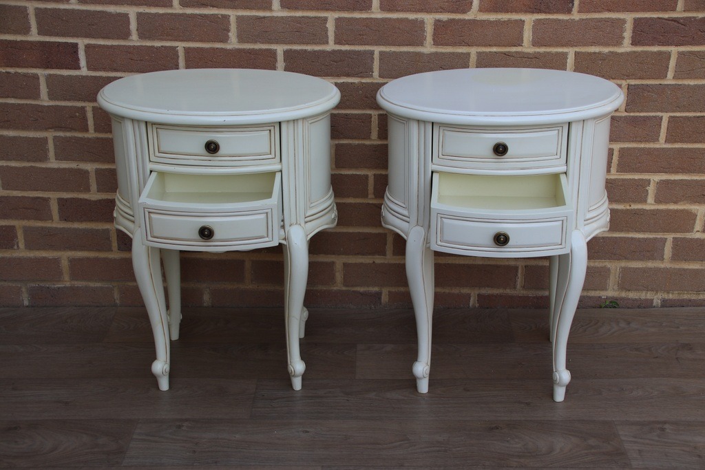 Pair of Frank Hudson Alexandria Bedside Tables - Image 4