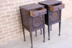 Pair of Antique Bedside Tables - Image 5