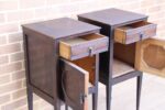 Pair of Antique Bedside Tables - Image 8