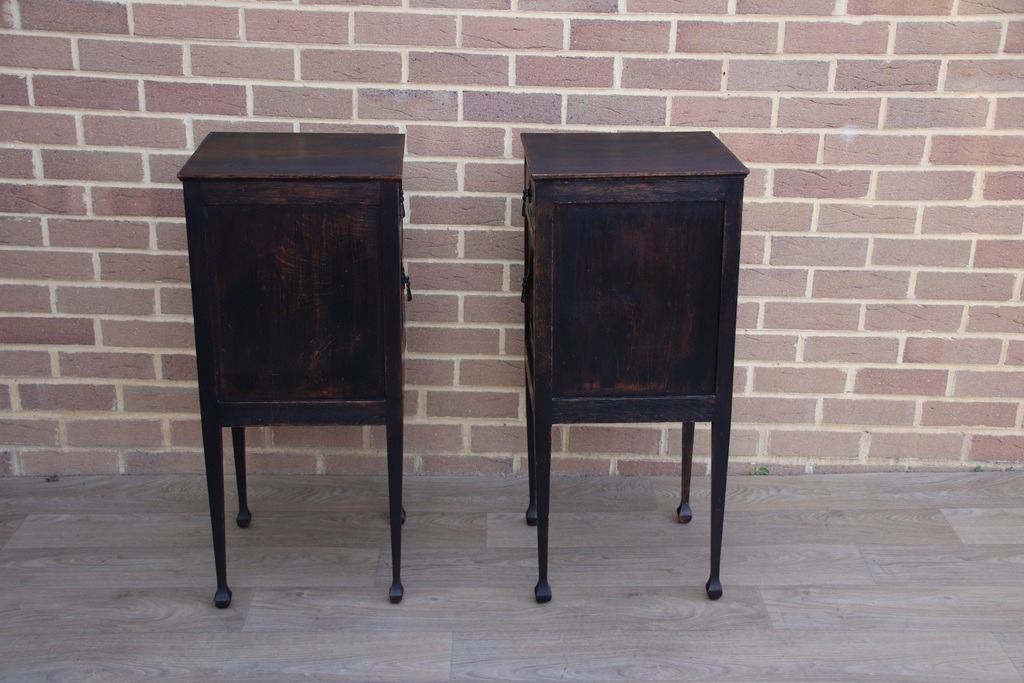 Pair of Antique Bedside Tables - Image 13