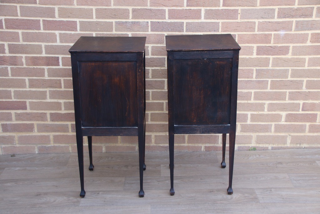 Pair of Antique Bedside Tables - Image 14