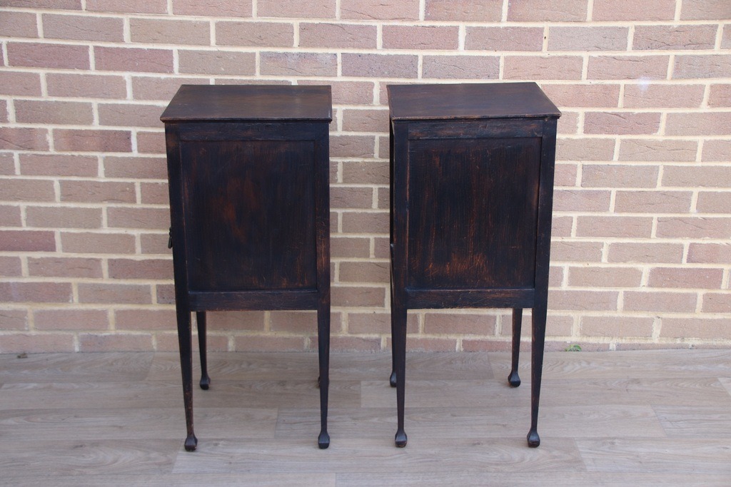 Pair of Antique Bedside Tables - Image 15