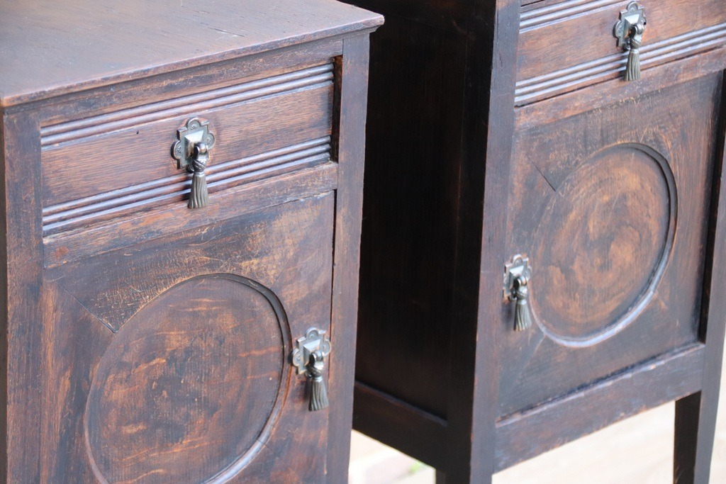 Pair of Antique Bedside Tables - Image 18