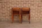 Pair of French Cherry Bedside Tables