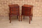 Pair of Mahogany Queen Anne Bedside Tables - Image 10
