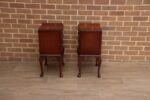 Pair of Mahogany Queen Anne Bedside Tables - Image 11