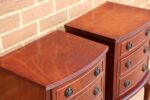 Pair of Mahogany Queen Anne Bedside Tables - Image 16