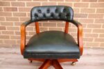 Bankers Chesterfield Chair - Image 7