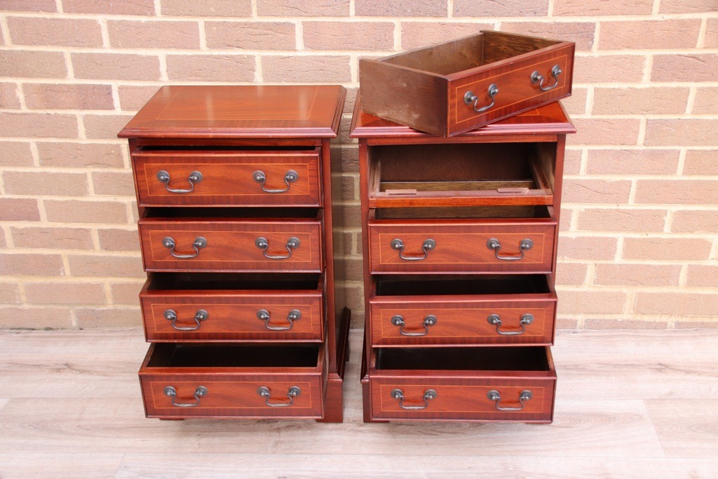 Pair of Wooden Bedside Chests - Image 12
