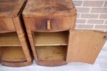 Pair of Art Deco Walnut Bedside Cabinets - Image 13