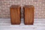 Pair of Art Deco Walnut Bedside Cabinets - Image 16